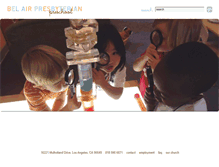 Tablet Screenshot of belairpreschool.org